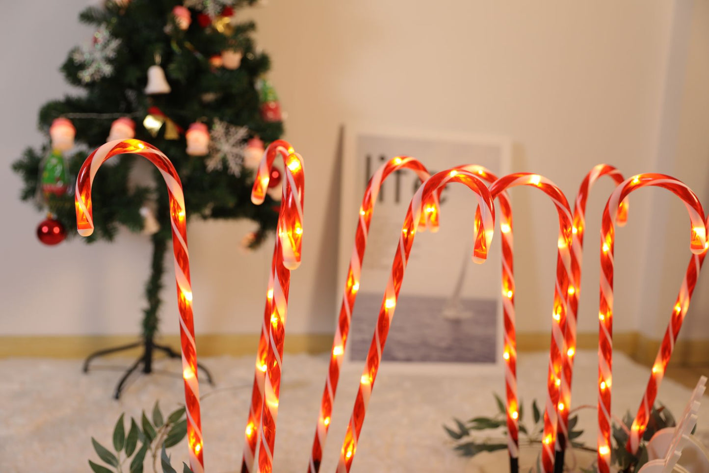 60 LED Candy Cane