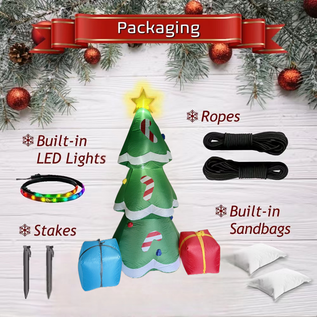 8 FT Inflatable Christmas  Tree wtih Gift Boxes