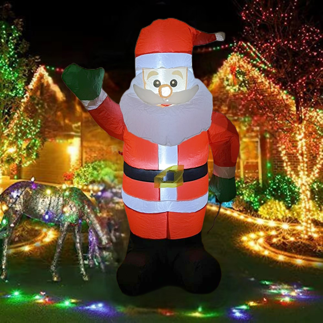 4 FT Inflatable Christmas  Santa Claus