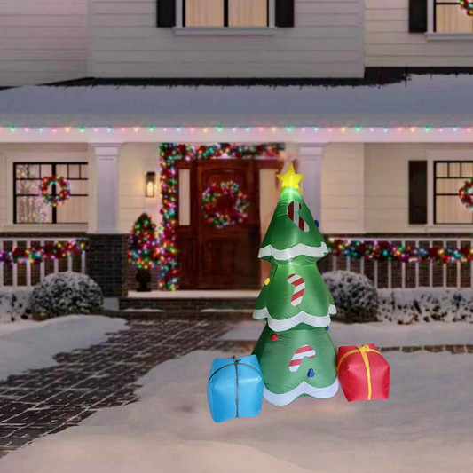 8 FT Inflatable Christmas  Tree wtih Gift Boxes